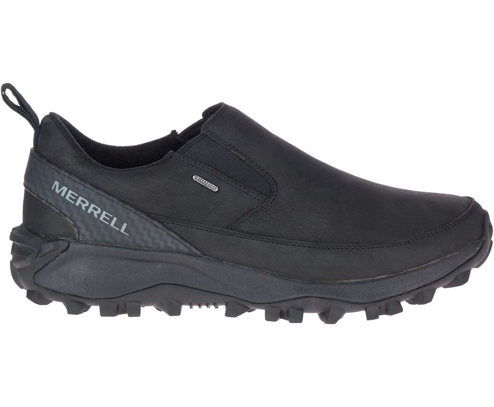 Merrell Slip Ons Męskie Czarne - Thermo Kiruna Moc Waterproof - 384176-AFW